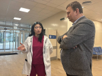 Денис Перепелицын посетил новую поликлинику на 600 посещений в смену.